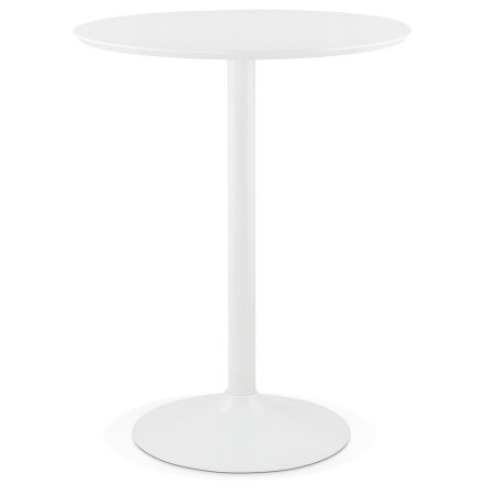 Staantafel / hoge tafel 'MADISON' wit - Ø 90 cm