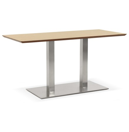 Design tafel / bureau 'MAMBO' met natuurlijk houten afwerking - 150x70 cm