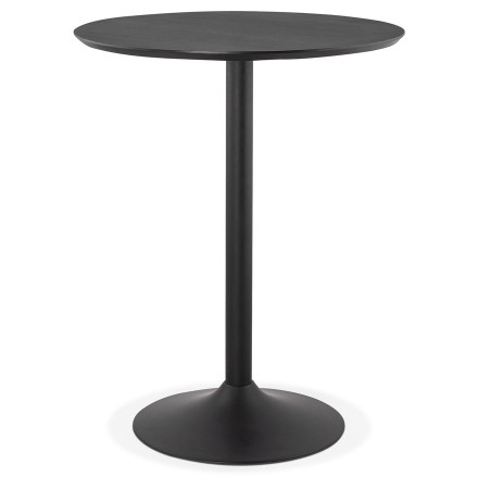 Staantafel / hoge tafel 'OSTERIA' zwart - Ø 90 cm