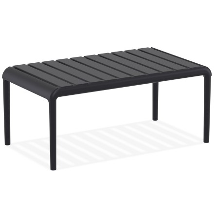 Lage tafel 'SIDONY XL' zwart van plastic