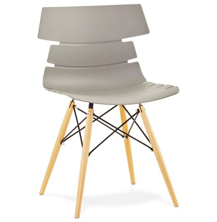 Moderne, grijze stoel 'SOFY' in Scandinavische stijl