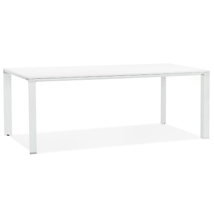 Vergader- / eettafel design ‘XLINE’ in wit hout - 200x100 cm