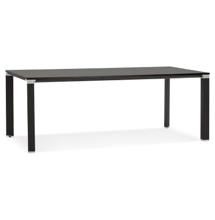 Vergader- / eettafel design ‘XLINE’ in zwart hout - 200x100 cm