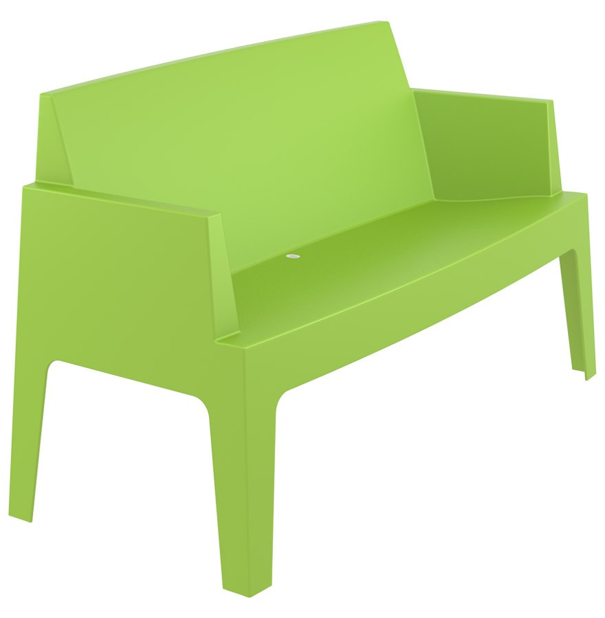 Trouw Adverteerder Maak een naam Design stoel PLEMO XL - Groene tuinbank uit kunststof