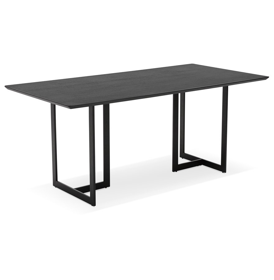 Super Design tafel TITUS van zwart hout – Modern bureau 180x90 cm WB-64