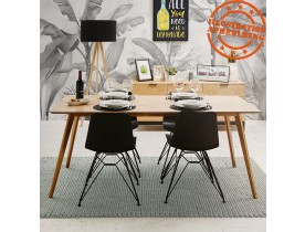 BARISTA' design eettafel / bureau in hout in Scandinavische stijl - 180x90 cm