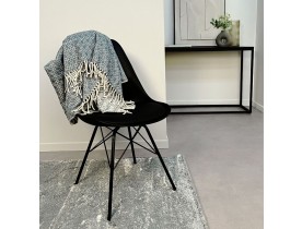 Design stoel 'BYBLOS' zwart industriële stijl