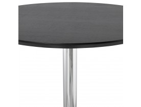Staantafel / hoge tafel 'LIMA' zwart - Ø 90 cm