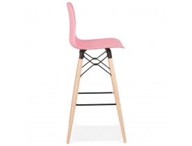 Design barkruk 'MOZAIK' roze Scandinavische stijl