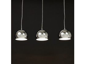 Hanglamp 'PENDUL' met drie verchroomde bollen