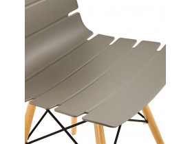 Moderne, grijze stoel 'SOFY' in Scandinavische stijl