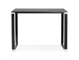 Hoge tafel/bureau van zwart hout 'XLINE HIGH TABLE' - 140x70 cm