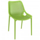 Moderne, groene stoel 'BLOW' uit kunststof