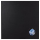Zwart vierkant tafelblad 'LIMULE' - 68x68 cm