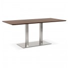 Design tafel / bureau 'MAMBO' met notenhouten afwerking - 180x90 cm