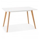 Design witte 'MARIUS' tafel / bureau in Scandinavische stijl - 120x80 cm 