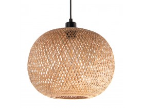 Ronde hanglamp 'CASIMIRA MINI' van natuurlijke bamboe