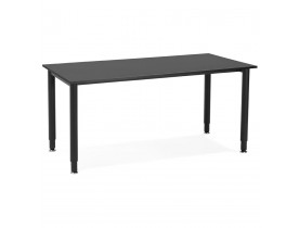 Vergadertafel / design bureau ‘FOCUS’ in het zwart - 160x80 cm
