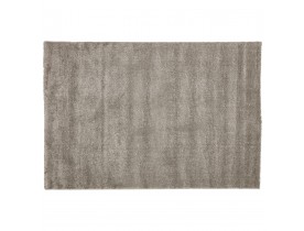 Erg zacht, grijs hoogpolig design tapijt 'LILOU' 160x230 cm