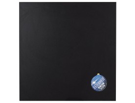 Zwart vierkant tafelblad 'LIMULE' - 68x68 cm