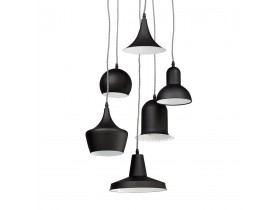 Hanglamp 'PIGAL' met 6 verschillende lampenkappen