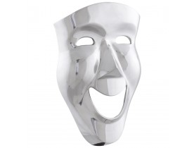 Wandmasker 'SMILE' in aluminium