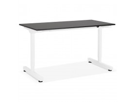 Recht bureau voor zitten/staan 'STAND UP' zwart, in hoogte verstelbaar - 140x70 cm