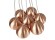 Design hanglamp BILBO met 7 koperkleurige bollen - Foto 3