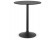 Staantafel / hoge tafel 'BRASILIA' zwart - Ø 90 cm