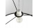 Ronde hanglamp BUNGEE met zwarte lampenkap - Zoom 5