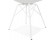 Design stoel BYBLOS wit industriele stijl - Zoom 3