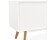 Witte, houten, design buffetkast DIEGO in Scandinavische stijl - Zoom 5