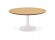 Lage loungetafel ESTRELLA met natuurlijk houten afwerking - Ø 90 cm