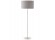 Grijze, in de hoogte regelbare, design staande lamp 'LIVING BIG'
