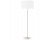 Witte, in de hoogte regelbare, design staande lamp 'LIVING BIG'
