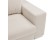 Fauteuil 1 zitplaats LUCA MINI van beige stof - Alterego België - Zoom 4