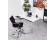 Design bureaustoel MEGA in zwart kunstleder - Afbeelding 2