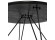 Zwarte design tafel PLUTO in industriële stijl - Zoom 4