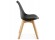 Zwarte, moderne stoel TEKI - Foto 2