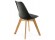 Zwarte, moderne stoel TEKI - Foto 3