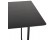 Eettafel / design bureau TITUS van zwart hout - 150x70 cm - Zoom 2