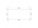 Eettafel / design bureau TITUS van wit hout - 180x90 cm - Afmetingen