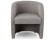Design fauteuil voor de woonkamer 1 zitplaats TOM in grijze stof - Foto 1