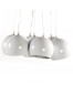 Design hanglamp 'BILBO' met 7 witte bollen