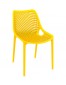 Moderne gele stoel 'BLOW' in kunststof