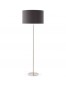 Zwarte, in de hoogte regelbare, design staande lamp 'LIVING BIG'