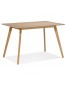 Design 'MARIUS' tafel / bureau in hout met natuurlijke afwerking - 120x80 cm