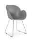 Moderne stoel 'NEGO' grijs van kunststof