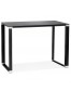 Hoge tafel/bureau van zwart glas 'XLINE HIGH TABLE' - 140x70 cm