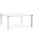 Witte vergadertafel / bench-bureau 'XLINE SQUARE' - 160x160 cm